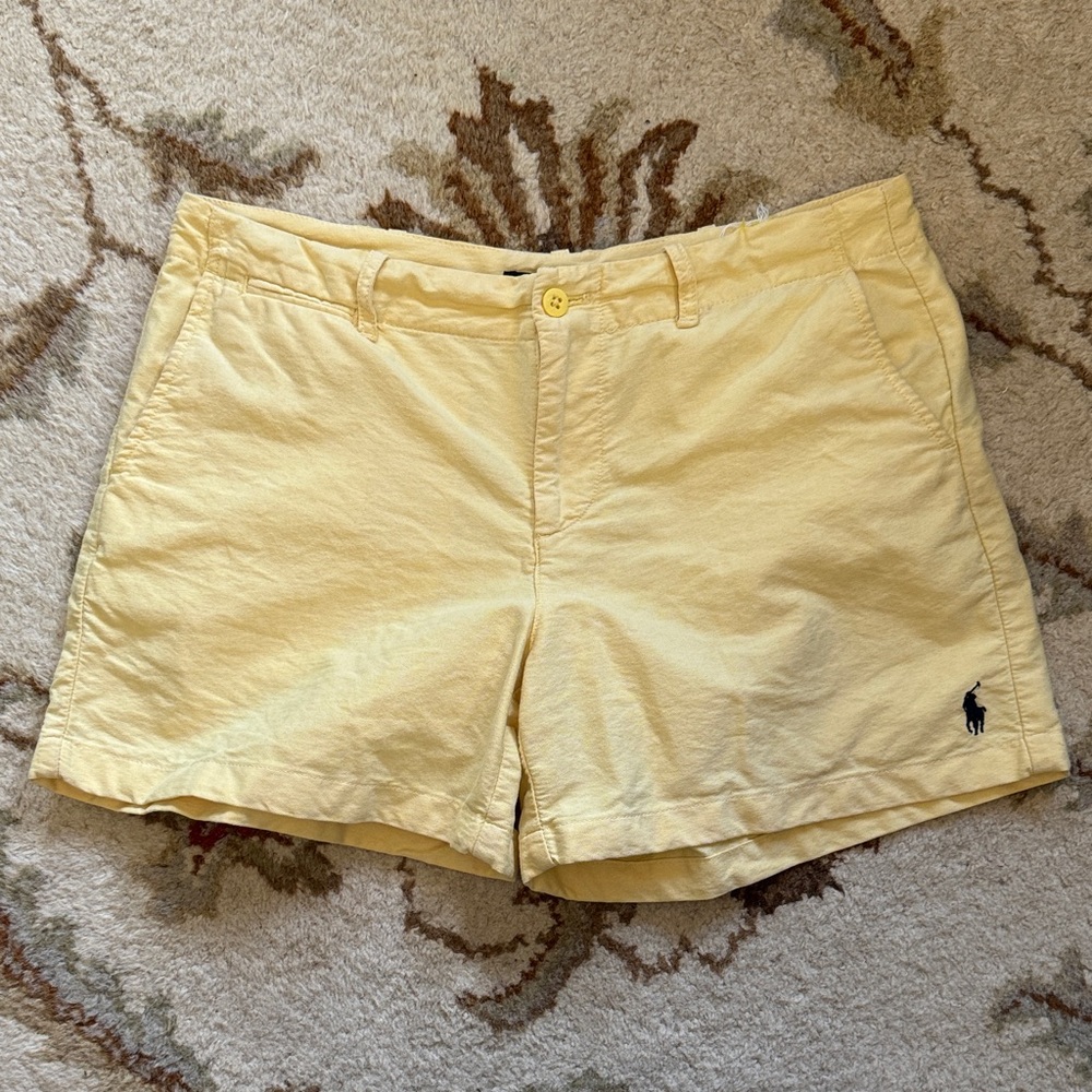 RALPH LAUREN Yellow Women’s Shorts